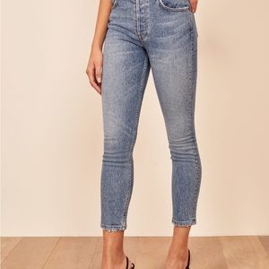 Reformation Serena High Skinny Cropped
